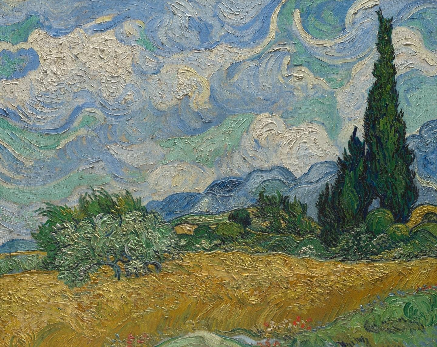 Van Gogh - Cipreses